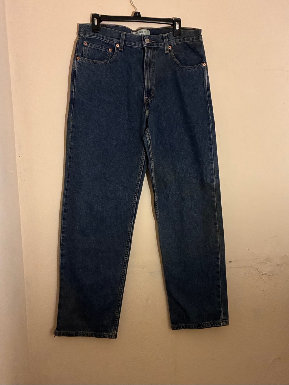 Levi's Men's Dark Blue Straight Jeans